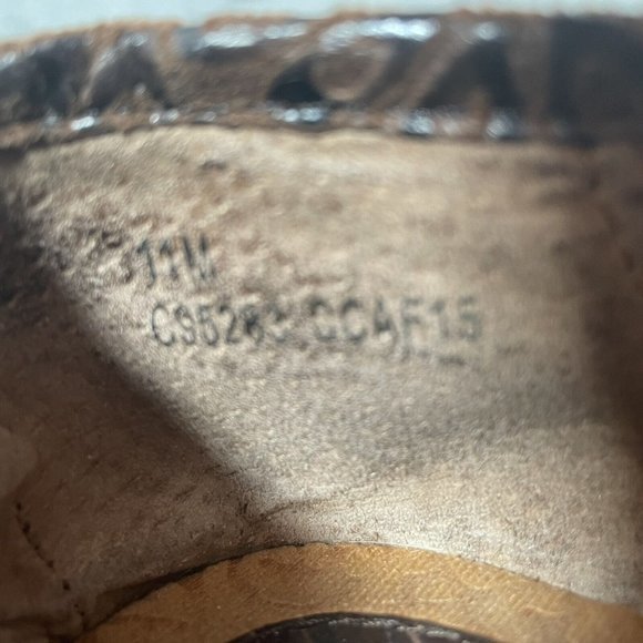 BOC Born Concept Womens Size 11M Peggy Slip On Brown Tooled Casual‎ Leather Shoe - Picture 7 of 7